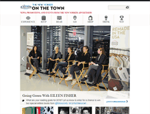 Tablet Screenshot of newyorkeronthetown.com